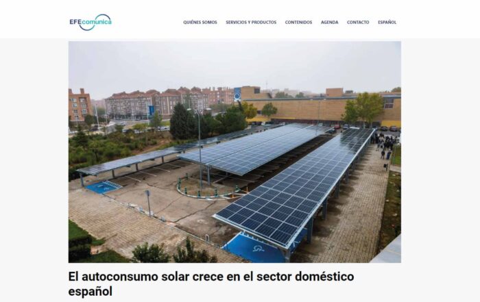 El autoconsumo solar crece en el sector doméstico español