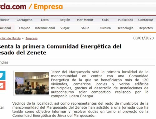 Murcia.com: Se presenta la primera Comunidad Energética del Marquesado del Zenete