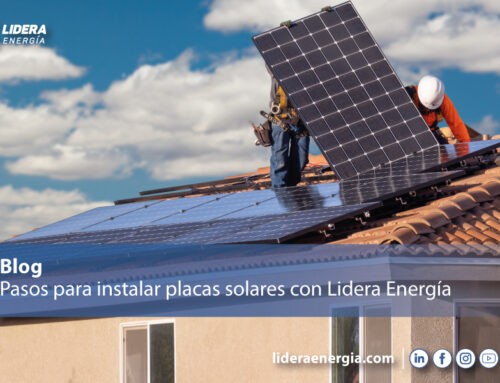 Pasos para instalar placas solares con Lidera Energía