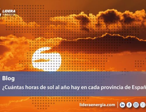 ¿Cuántas horas de sol al año hay en cada provincia de España?