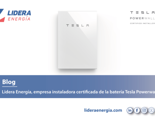 Lidera Energía, empresa instaladora certificada de la batería Tesla Powerwall