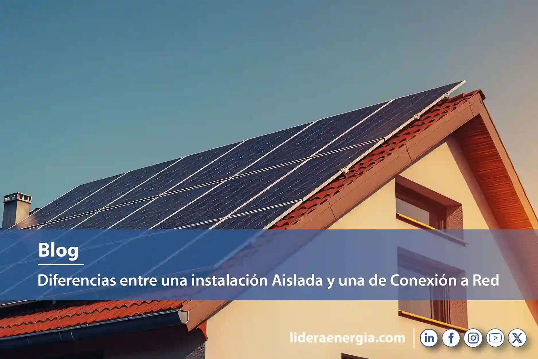 diferencias entre entre una Instalación Aislada y una de Conexión a Red