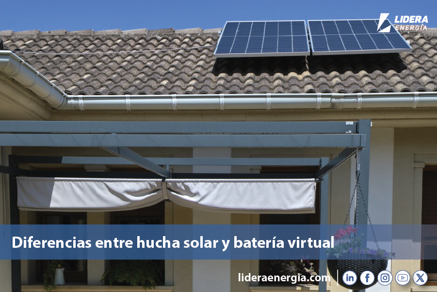 Diferencias entre hucha solar y batería virtual. Formas de almacenamiento de energía